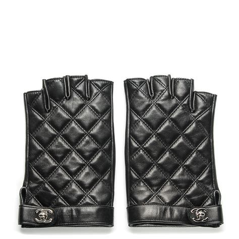 black chanel gloves|chanel gloves fingerless.